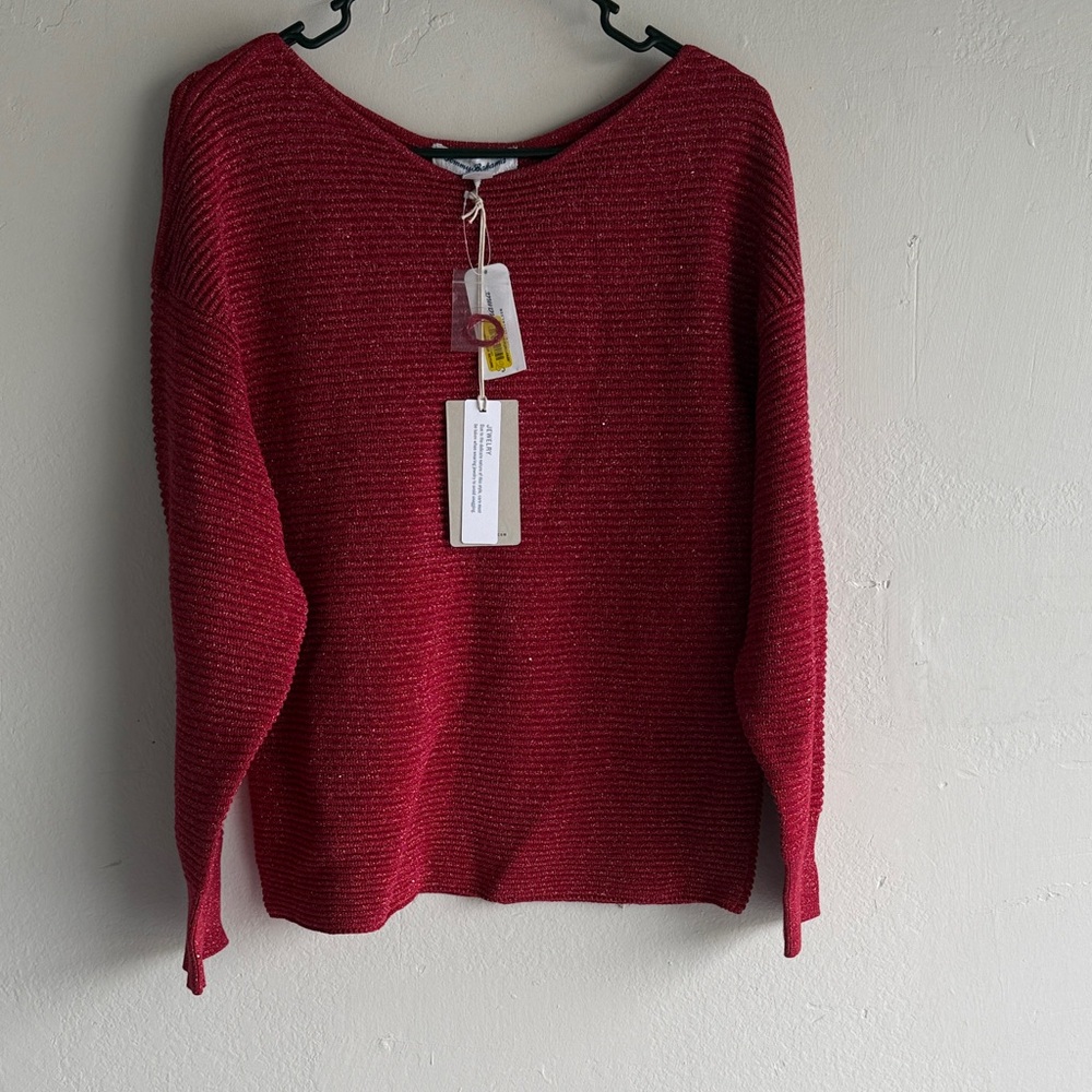 Tommy Bahama Rich Red Crew Neck Sweater